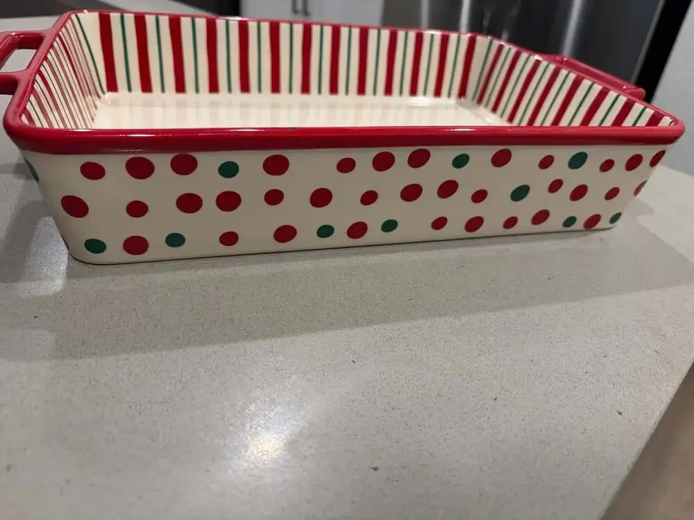 Holiday Stoneware Rectangular Baking Dish 9x13